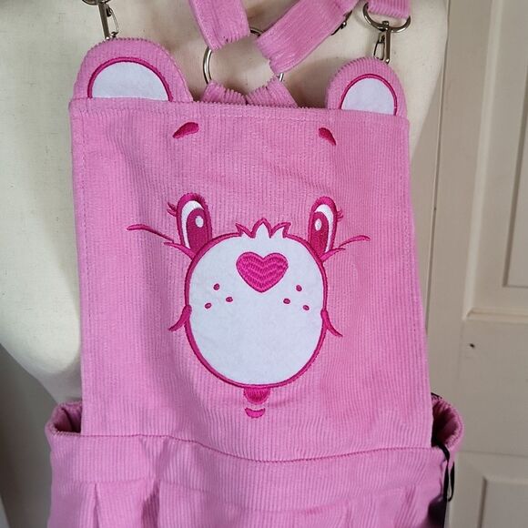 Dolls Kill Care Bear Pink Pinafore Corduroy New with Tag XS - Picture 3 of 16